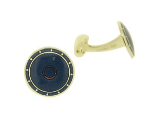 Blue Enamel Cufflinks