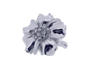 Large Silver Flower Ring