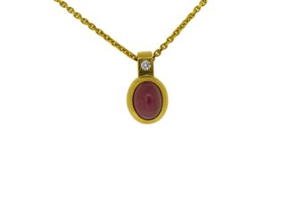 Handmade 9ct Ruby Pendant