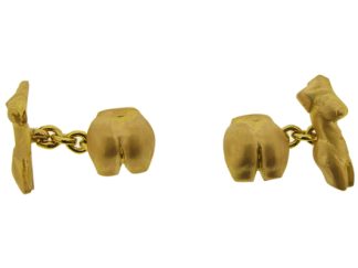 9ct Ladies Torso and Bottom Cufflinks