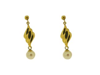 9ct Cultured Pearl Earrings