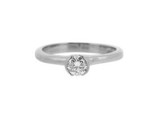 platinum solitaire 0.28ct