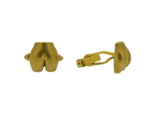 9ct Yellow Gold Bottom Cufflinks