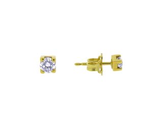 18ct diamond studs 0.40ct