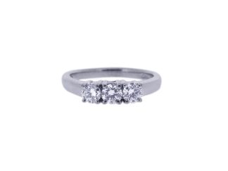 18ct White Gold Three Stone