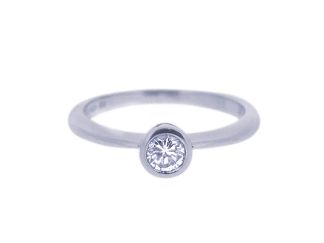 Platinum Brilliant Cut Solitaire 0.25ct