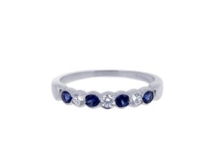 18ct White Gold Half Eternity 0.46ct Total