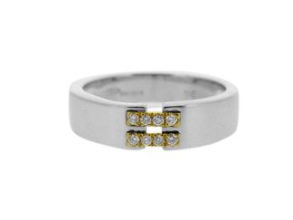 18ct diamond band
