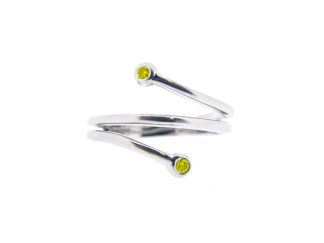 9ct White Gold Split Ring