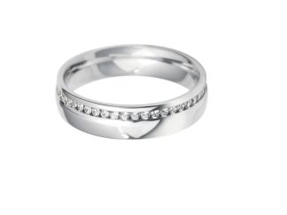 18ct Diamond Wedding Band 0.43ct