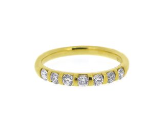 18ct Yellow Gold Half Eternity 0.50ct
