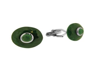 Malachite & Emerald Cufflinks