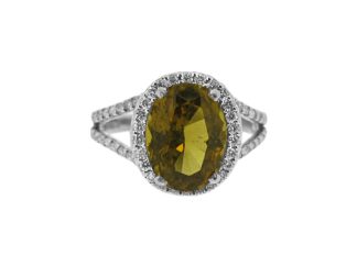 tourmaline diamond ring
