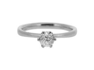 old cut solitaire 0.39ct