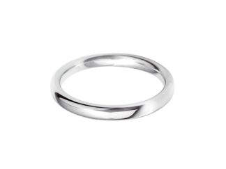 Platinum 2.5mm Court Band