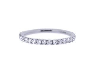 Palladium Brilliant Cut Full Eternity 0.75ct