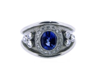 Etruscan Sapphire Ring