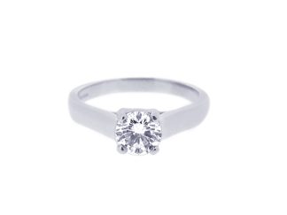 Platinum Brilliant Cut Solitaire 0.54ct