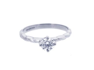 Platinum Brilliant Cut Solitaire 0.35ct