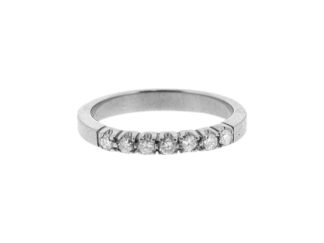 white gold half eternity 0.25ct