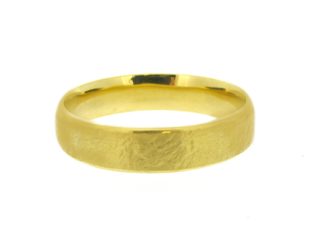 18ct Yellow Gold 6mm Flat Court