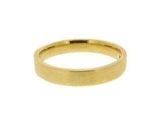 9ct Yellow Gold 3.5mm Flat Court