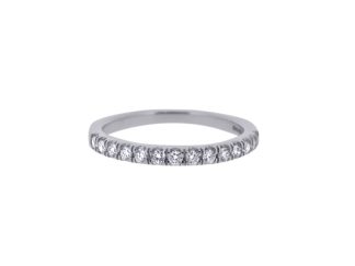 18ct White Gold Half Eternity 0.20ct Total