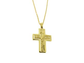 9ct Yellow Gold Cross Pendant