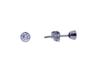 9ct White Gold Diamond Studs 0.40ct