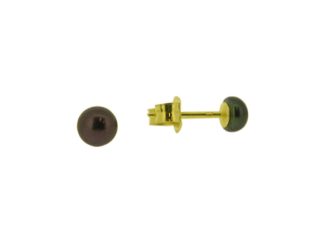 14CT YELLOW GOLD PEARL STUDS