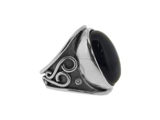 Silver Labradorite Ring