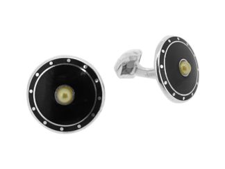 Silver Pearl Cufflinks