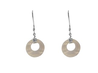 Purple Lace Agate Earrings