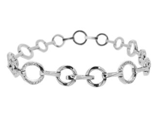 circle diamond bracelet 0.24ct