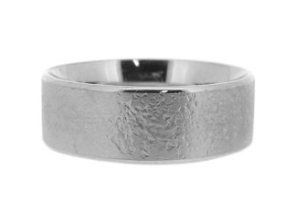 9ct 8mm Flat Court band