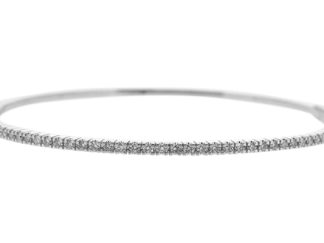 18ct diamond bangle 0.60ct