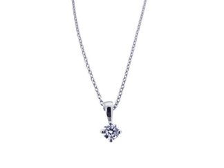 9ct diamond pendant 0.26ct
