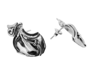 Large Silver Earrings