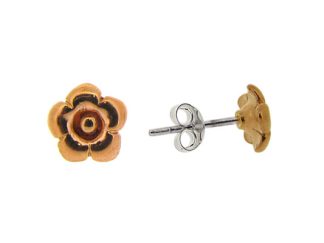 Rose Gold Plated Silver Studs
