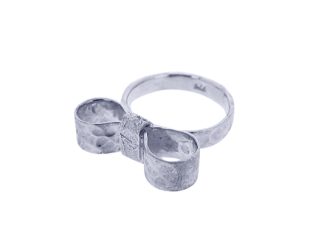 Silver Bow Ring