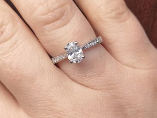 Oval Solitaire 0.71ct