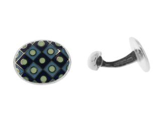 Dot Enamel Cufflinks