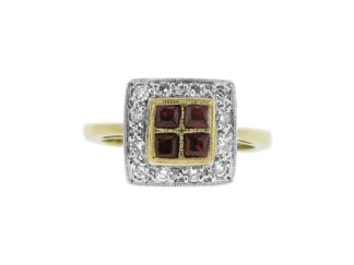 Ruby Cluster Ring