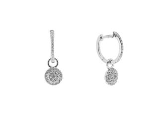 Diamond Hoops and Charms