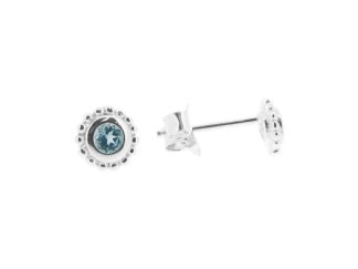 Blue Topaz Studs