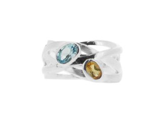 Citrine and Topaz Dress Ring