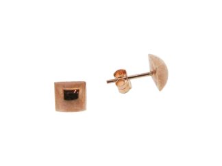Rose Gold Square Studs