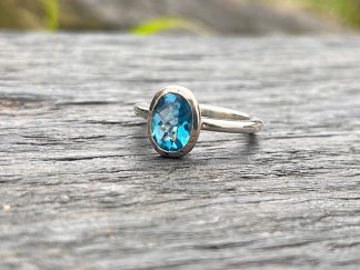 Silver Topaz Ring