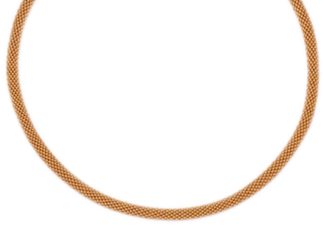 Rose Gold Popcorn Necklace
