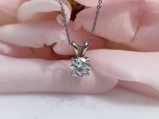 Solitaire Diamond Pendant 0.60ct